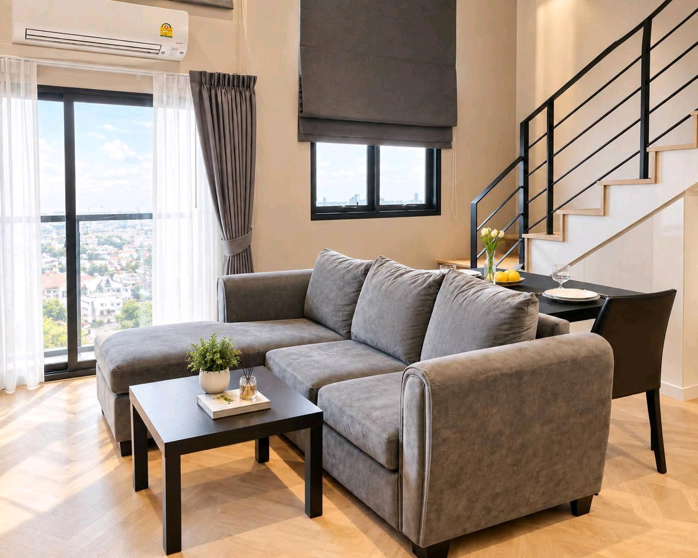 🏢 NA REVA Charoennakhon | 43 sqm. | 1 Bed Loft  - 1 Bath | 25,000 THB. ✨️ AVANI Riverside BKK🔥