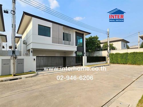 2-story detached house, 62.8 sq m, Anapana Chatuchot project, near Chatuchot Expressway. และสายไหมอเวนิว Kanchanaphisek Parallel Road, Khlong Sam Wa District, Bangkok