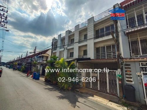 Townhome, 3 floors, 18 sq m. Townhome, Soi Ramkhamhaeng 24, Intersection 8, Ramkhamhaeng Road, Bang Kapi District, Bangkok.
