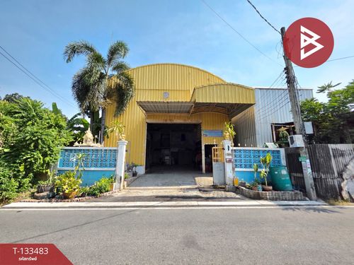 Land for sale with warehouse Soi Thetsaban Bang Pu 47, area 50 sq m, at the end of the house, Samut Prakan