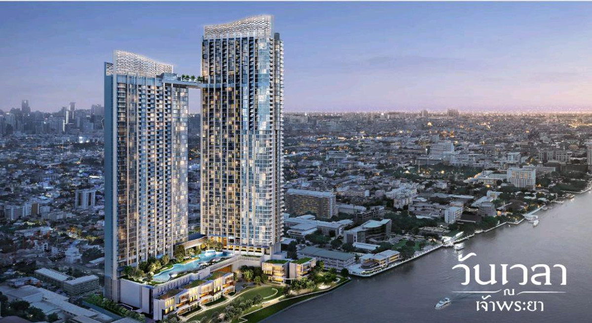 📍 ขายดาวน์ก่อนโอน | Riverfront Unitโครงการ วันเวลา ณ เจ้าพระยา ขนาด 1 ห้องนอน 1 ห้องน้ำ 49.7 ตร.ม. | ชั้น 17 | วิวแม่น้ำเต็มสายตา – รูปที่ 4