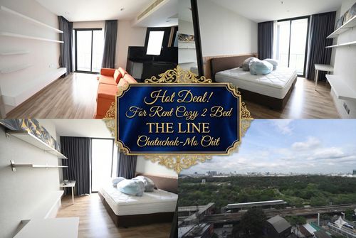✨Best Jatujak View, For Rent Lavish 2 Bed The Line Jatujak-Mochit✨