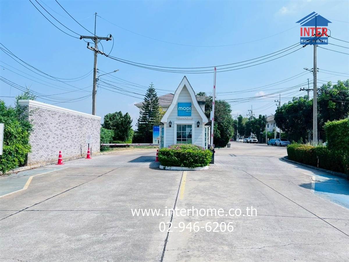 Townhouse, 2 floors, 18.8 sq m, Modi Villa Village, Rangsit-Khlong 7, Rangsit Khlong 7, Rangsit-Nakhon Nayok Road, Thanyaburi, Pathum Thani. – รูปที่ 2