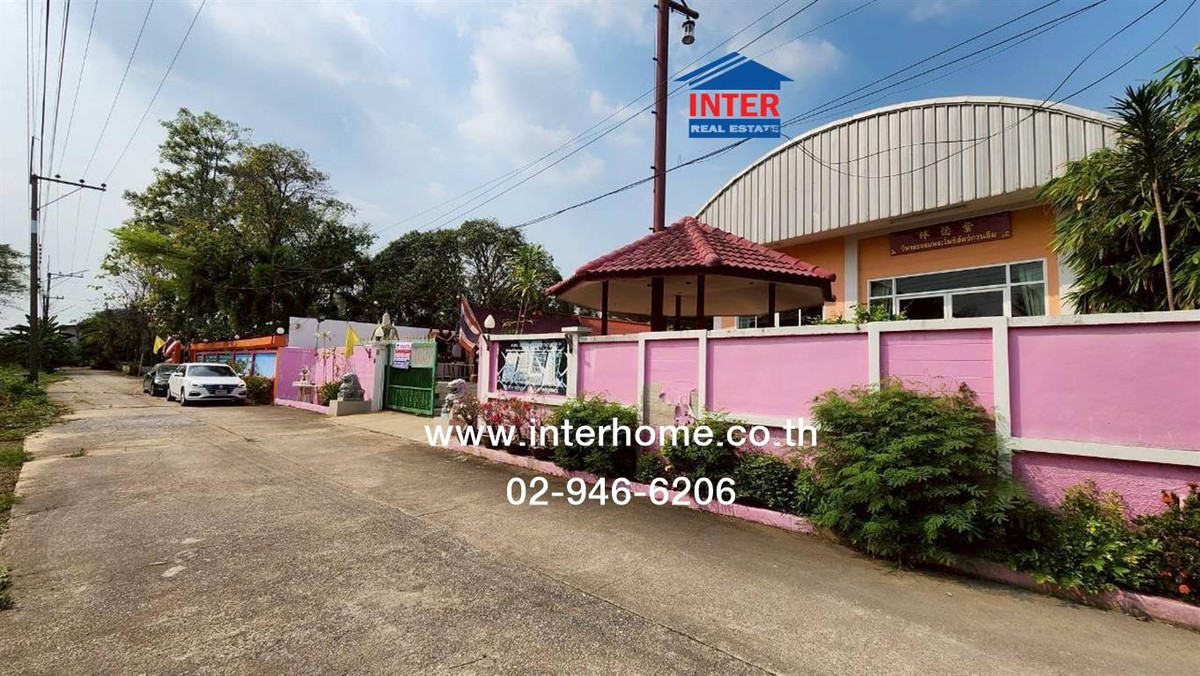 Land with buildings 400 sq m. Land with buildings. Soi Thetsaban Om Yai 13, near Big C Om Yai, Phetkasem Road, Sam Phran, Nakhon Pathom – รูปที่ 3