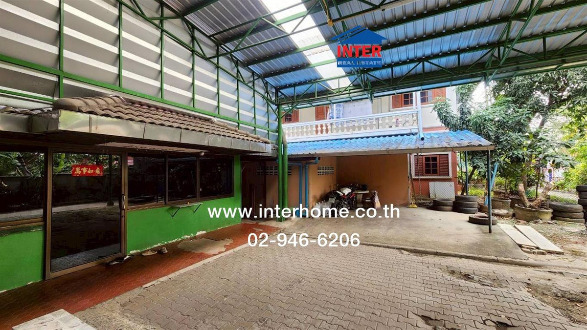 Land with buildings 400 sq m. Land with buildings. Soi Thetsaban Om Yai 13, near Big C Om Yai, Phetkasem Road, Sam Phran, Nakhon Pathom – รูปที่ 4