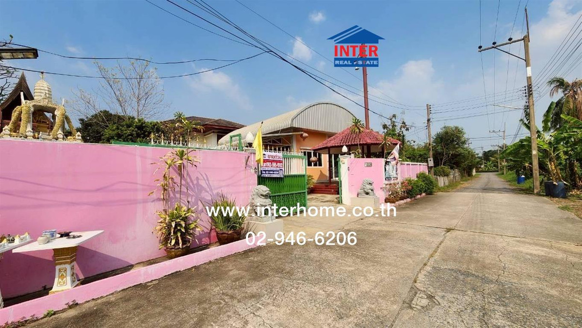Land with buildings 400 sq m. Land with buildings. Soi Thetsaban Om Yai 13, near Big C Om Yai, Phetkasem Road, Sam Phran, Nakhon Pathom – รูปที่ 2