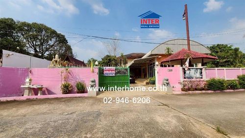 Land with buildings 400 sq m. Land with buildings. Soi Thetsaban Om Yai 13, near Big C Om Yai, Phetkasem Road, Sam Phran, Nakhon Pathom