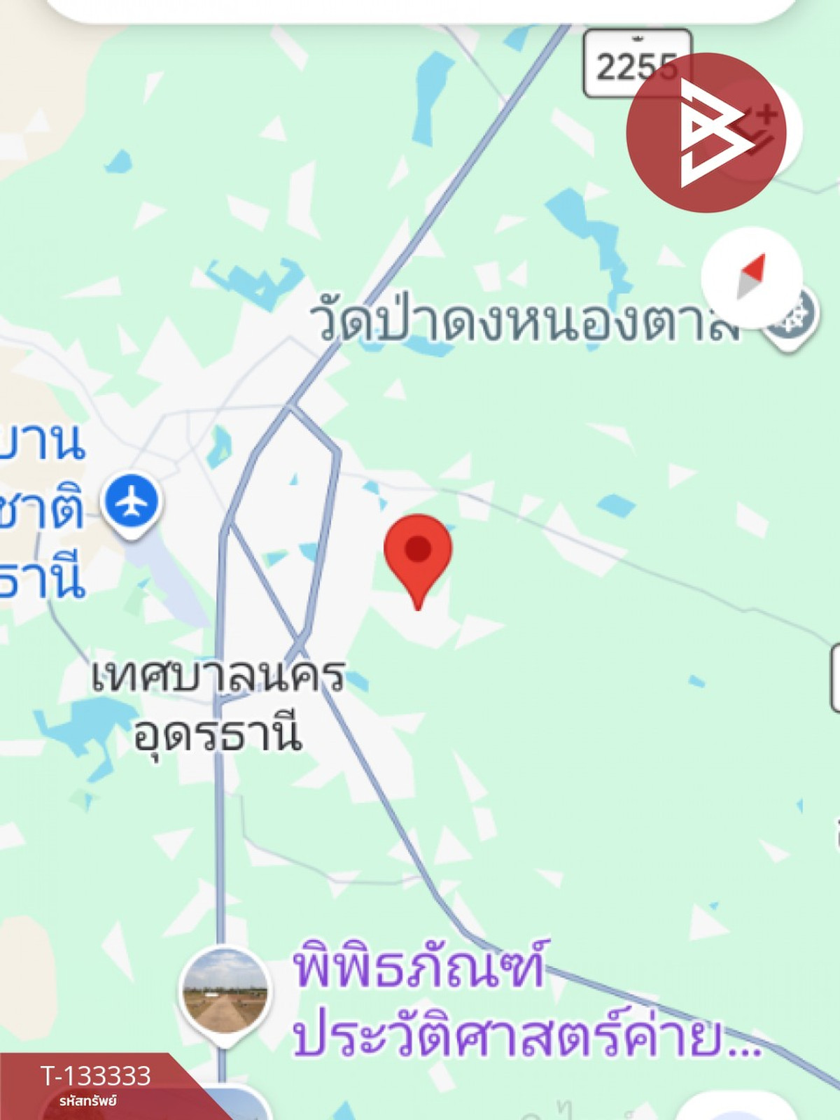 Land for sale with buildings, area 4 rai 2 ngan 96 sq m, Nong Na Kham, Udon Thani. – รูปที่ 4
