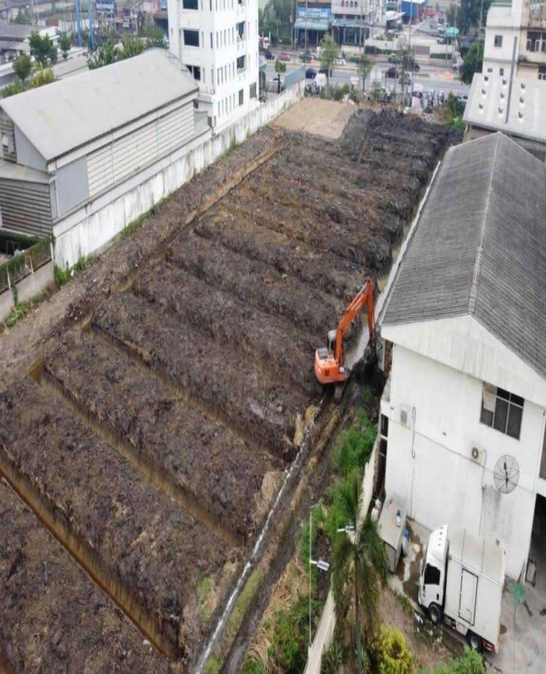 Land for sale, dark purple zone, 22 rai 3 ngan 16 square wah, adjacent to Phetkasem Road. – รูปที่ 4