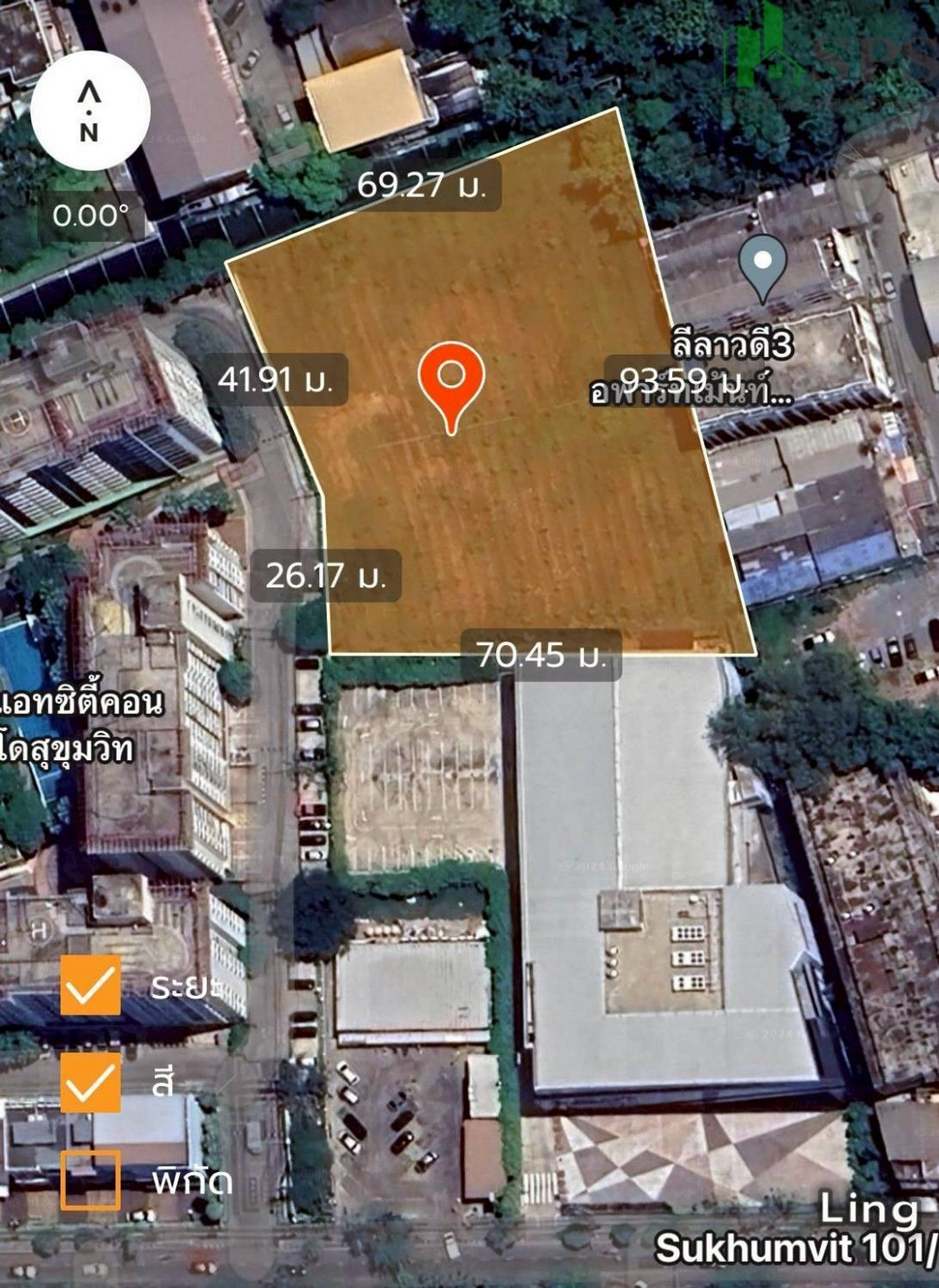 Land for Rent – Prime Location, Sukhumvit 101/1 – Walkable to True Digital Park (SPSP623) – รูปที่ 2