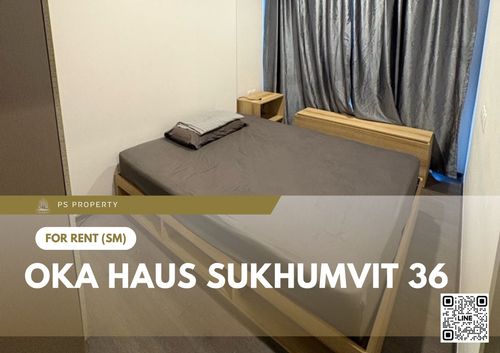 For Rent ✨ OKA HAUS Sukhumvit 36 ​​✨ Beautiful room, fully furnished with appliances, near BTS Thonglor.
