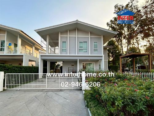 บ้านเดี่ยว 2 ชั้น 61 ตร.ว. หมู่บ้านคณาสิริ บางนา ซอยเอแบค ถนนบางนา-ตราด บางบ่อ สมุทรปราการ