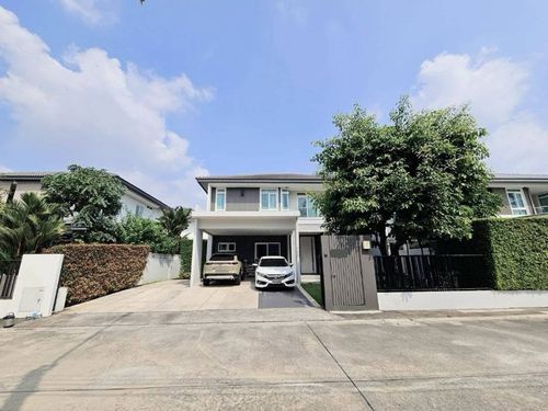 80.7 sq m, 4 bedrooms, 5 bathrooms, 2-story detached house, Manthana 2, Bangna Km 7