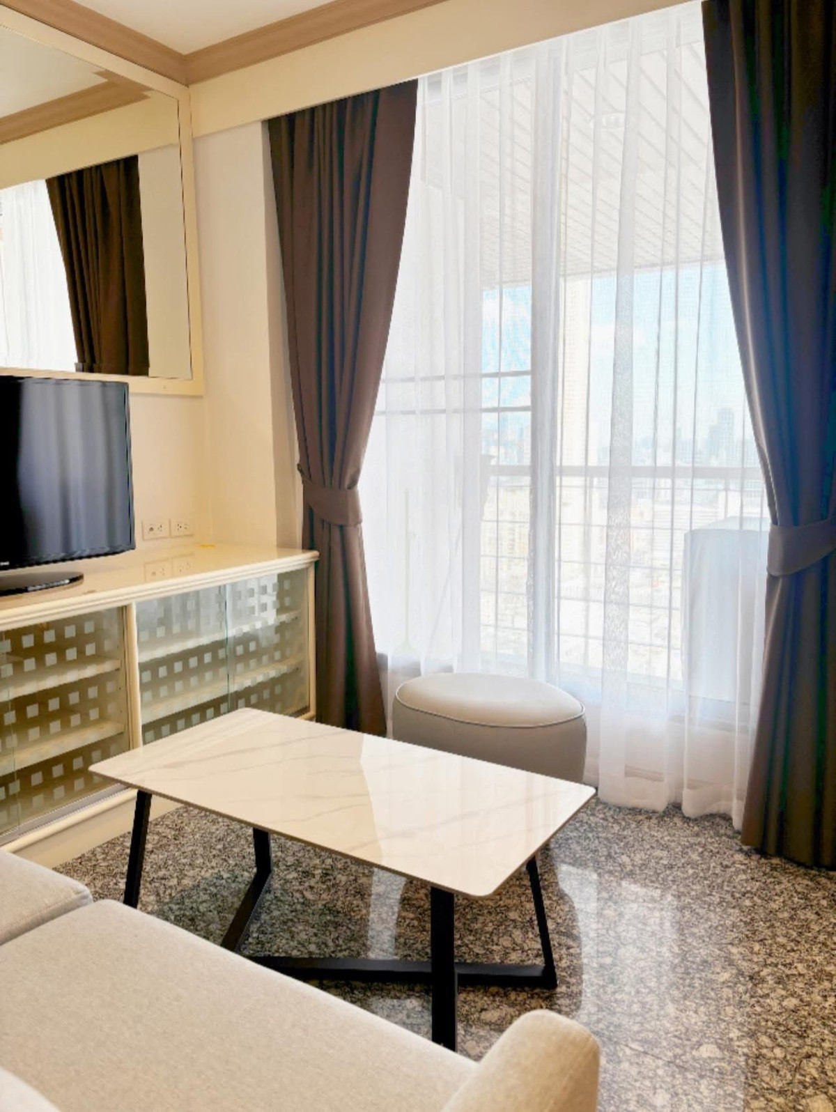 For Rent: Pathumwan Resort Ratchathewi, 2 bedrooms, 1 bathroom, beautiful room, fully furnished. Ready to move in – รูปที่ 3