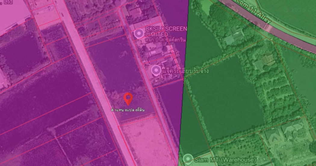 ขาย ที่ดิน ผังเมือง สีม่วง  ทำเล ไร่ขิง 4 ไร่ 1 งาน รองรับอุตสาหกรรม