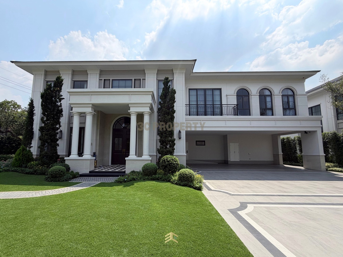 Model house with swimming pool: Narasiri Borommaratchachonnani (House type Size L) large land 🔥Price 160 million baht🔥
