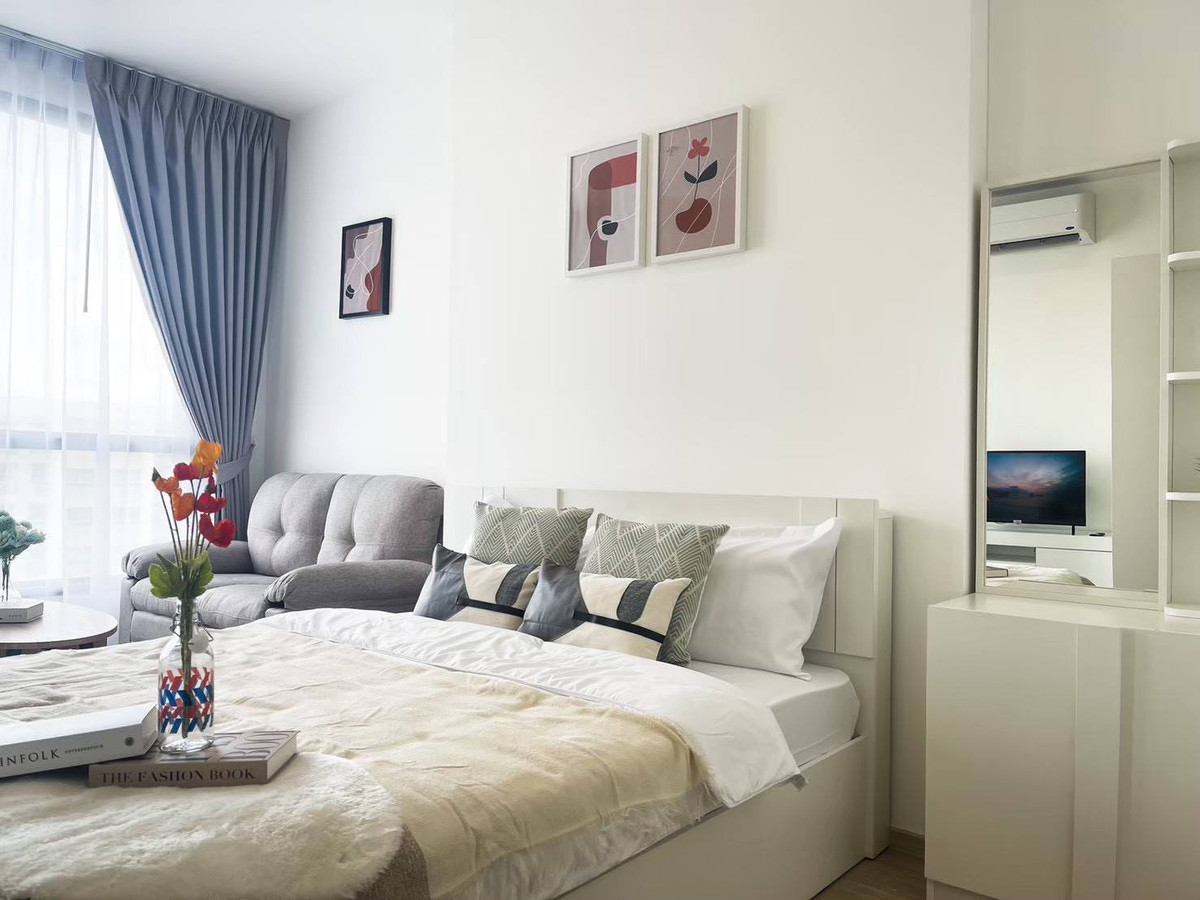 For Rent : เดอะริช พระราม9   1ห้องนอน 1ห้องน้ำ ห้องสวย เฟอร์นิเจอร์ครบ พร้อมเข้าอยู่
