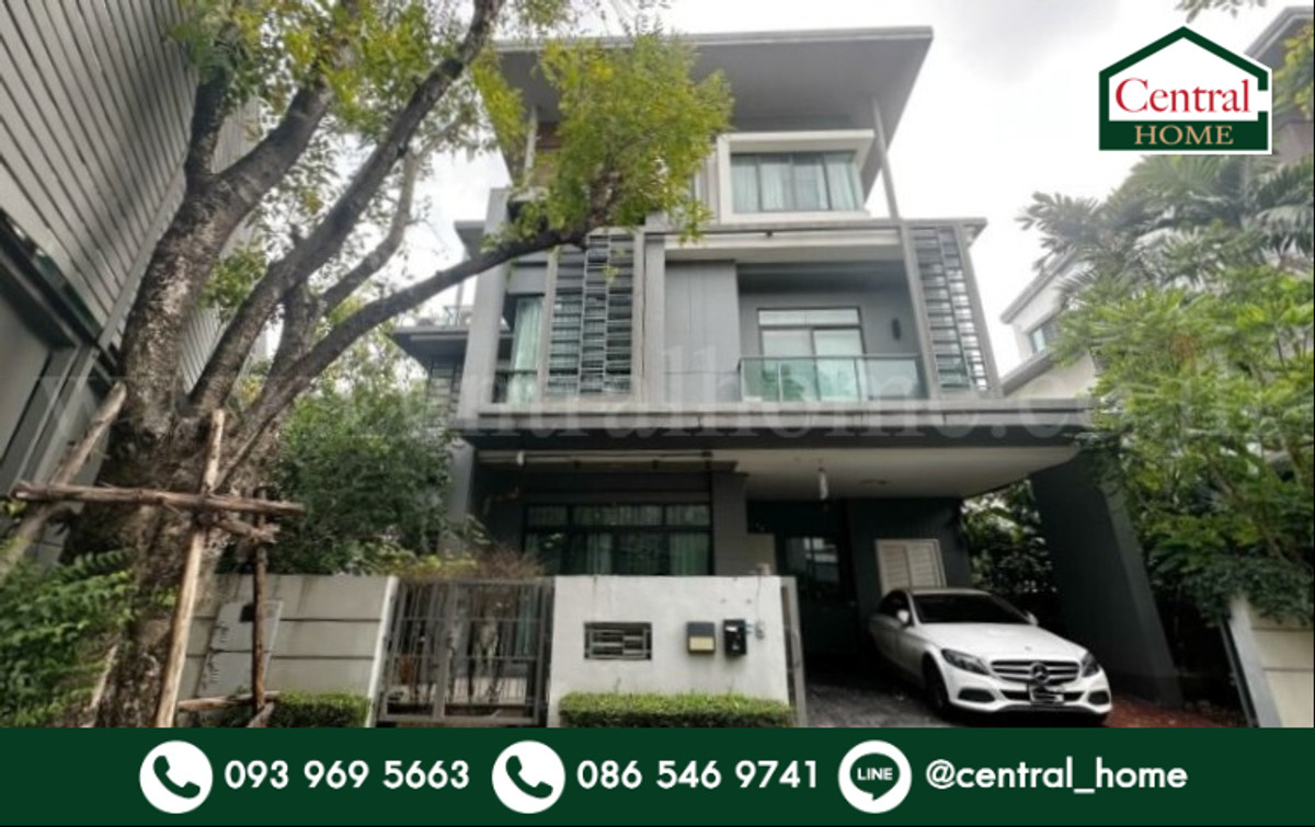 3-story detached house, Narasiri Hideaway Nawamin, behind the edge. 3-story detached house, Narasiri Hideaway Nawamin, behind the edge.