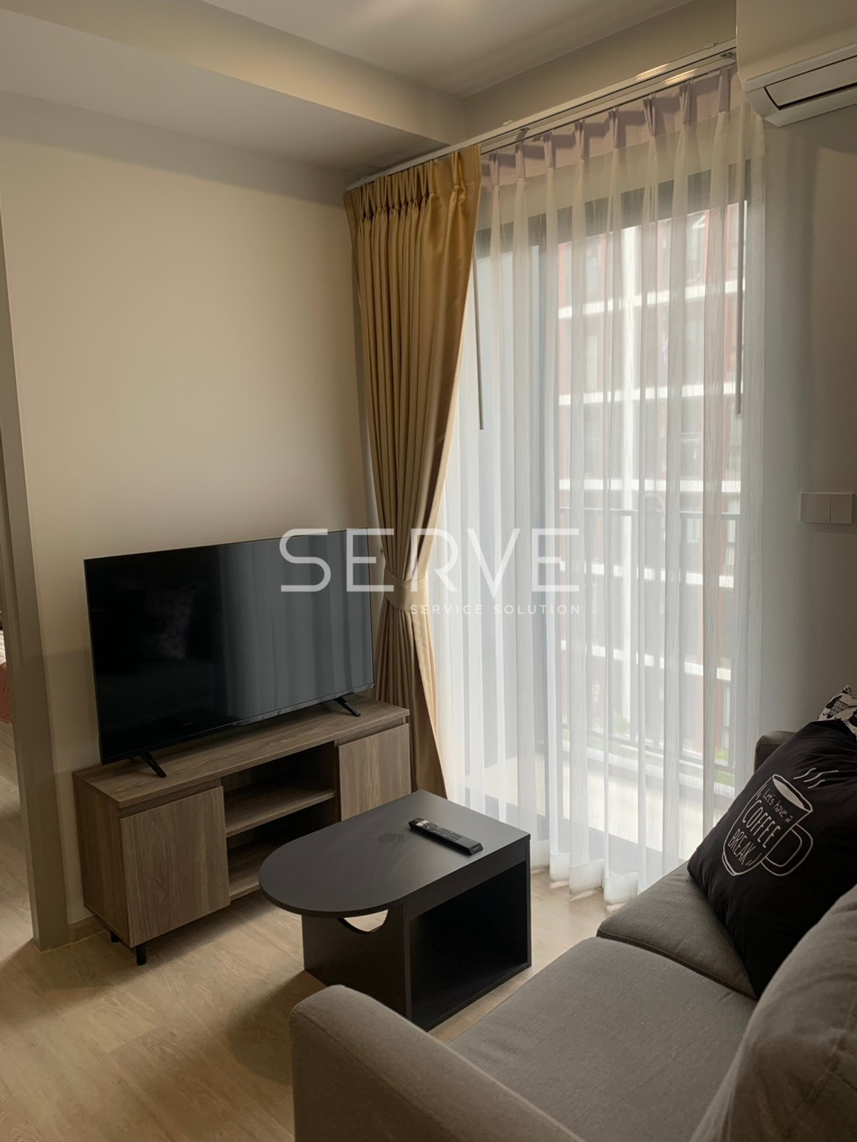 2 Beds 1 Bath 34.49 sq.m. Nice Room New Condo Good Location Next to BTS Khu Khot 100 m. at Nue Core Khu Khot Station Condo / For Rent