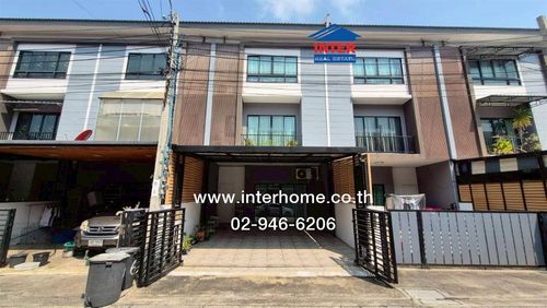 Townhome, 3 floors, 19.9 sq m, The Connect Village, Phetkasem 48, Soi Phetkasem 48, Phetkasem Road, Phasi Charoen District, Bangkok.