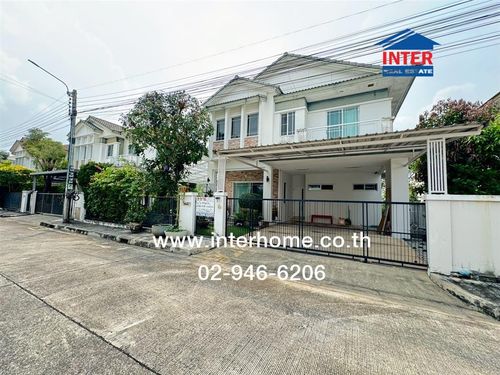 บ้านเดี่ยว 2 ชั้น 65.2 ตร.ว. หมู่บ้านมัณฑนา แจ้งวัฒนะ-ราชพฤกษ์ ใกล้ MRTสายสีม่วงและทางพิเศษศรีรัช ‬ติดถนนใหญ่ซัยพฤกษ์-แจ้งวัฒนะ ถนนราชพฤกษ์ ปากเกร็ด นนทบุรี