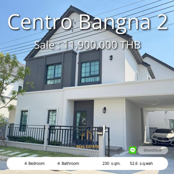 15/10/2026, บ้านเดี่ยว 4 ห้องนอน พร้อมสวนกว้าง บางนา ใกล้เมกะ 
เช่า 100,000 บาท/เดือน หรือขาย 11.9 ล้าน พร้อมเฟอร์ครบ! 0642748883
