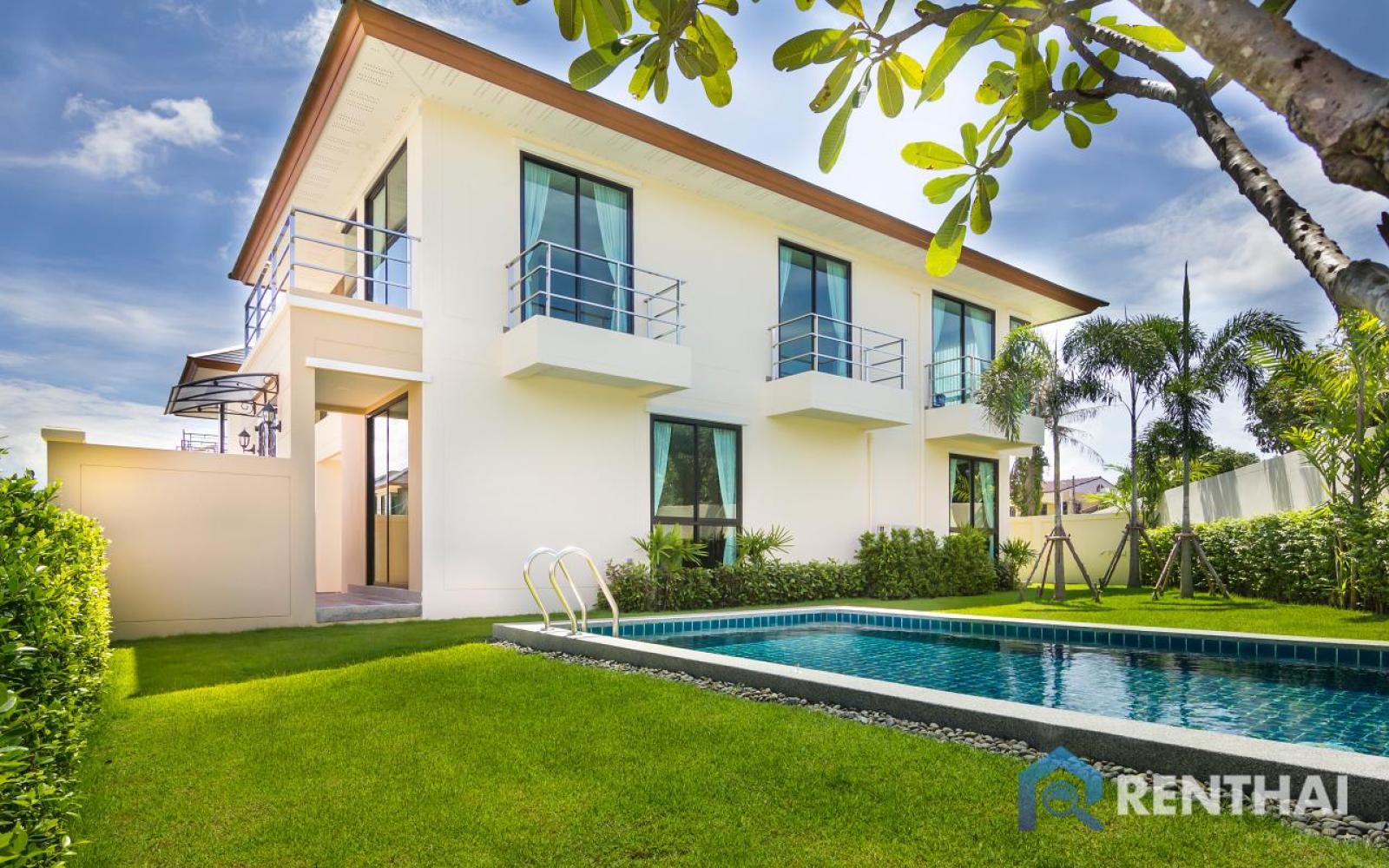 Spacious 4bed Home in Villa Asiatic, Pattaya, with Top Facilities
