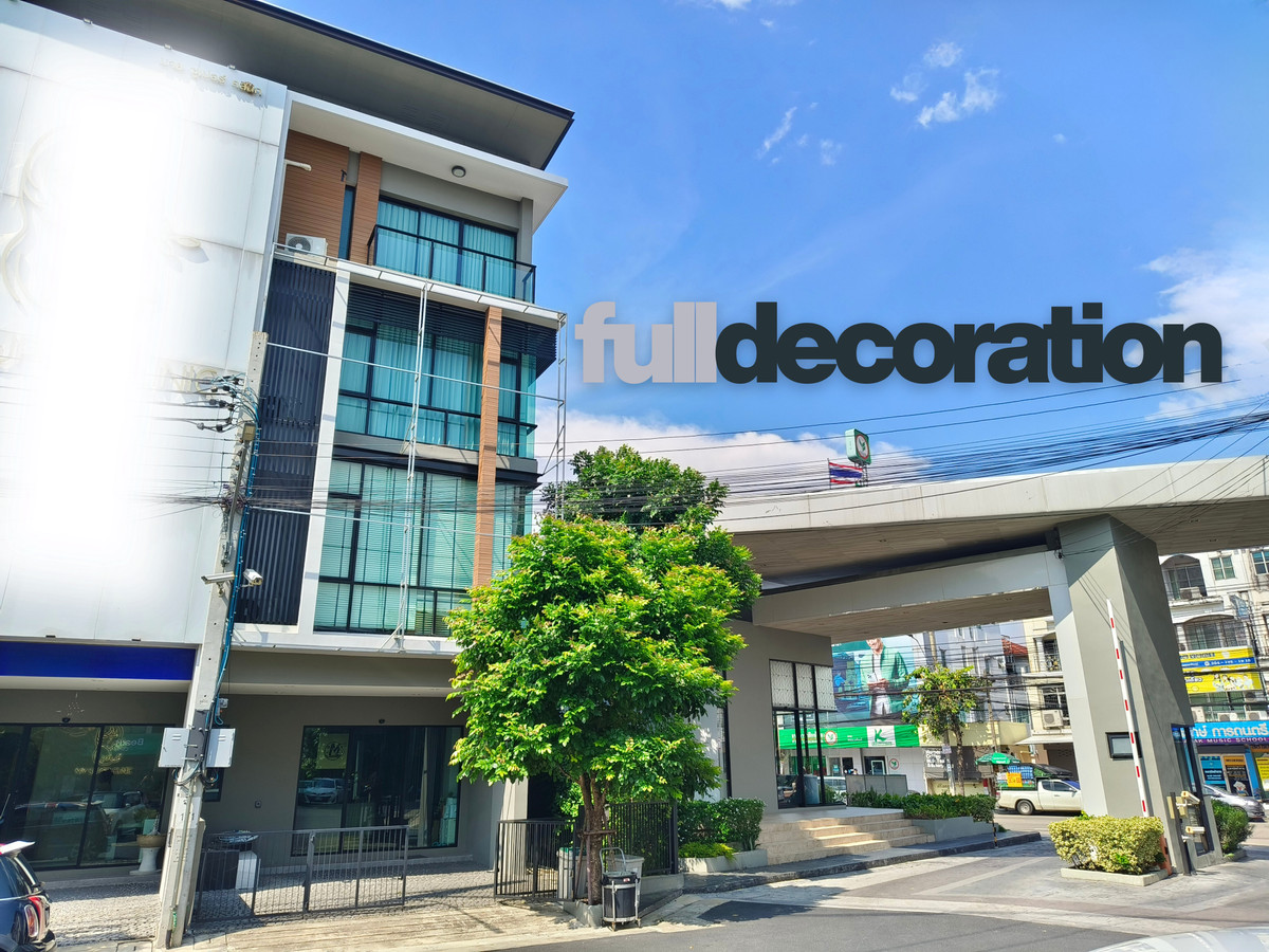 For rent, luxury home office, 4 floors, Premium Place Mix, Ekkamai-Ramintra, 31.7 sq m, 79,000 baht, width 5.5 meters, back edge, next to guardhouse, 3 bedrooms, 4 bathrooms. For rent, luxury home office, 4 floors, Premium Place Mix, Ekkamai-Ramintra, 31.7 sq m, 79,000 baht, width 5.5 meters, back edge, next to guardhouse, 3 bedrooms, 4 bathrooms.