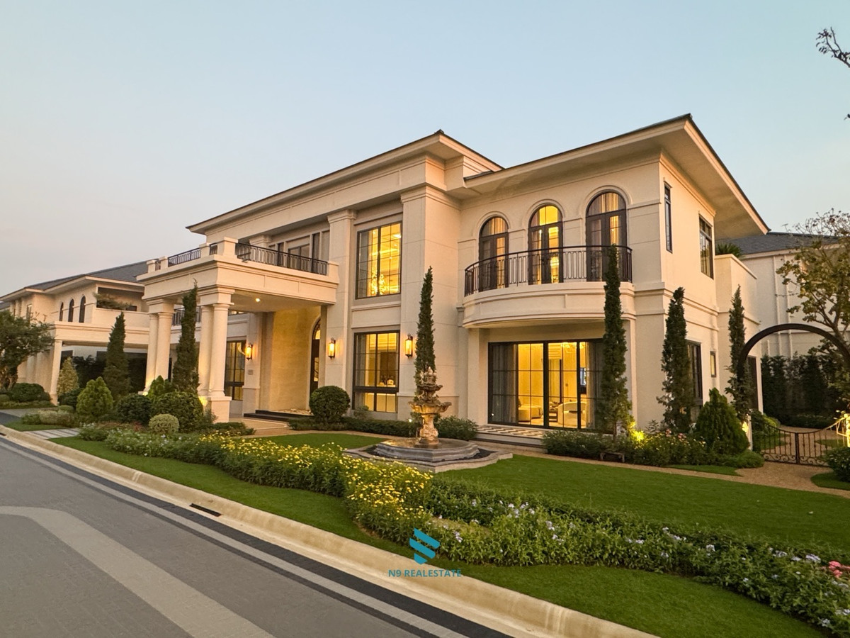[Hot Item!] The best of the year! NARASIRI Borommaratchachonnani, Flagship detached house, luxury level, next to the main road.