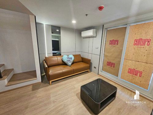 ✨Flash Deal ✨ CULTURE Chula (2Bed 1Bath 57SQM.) ready to move in! Only 60,000 baht per month Tel.0981315848 @propmatch