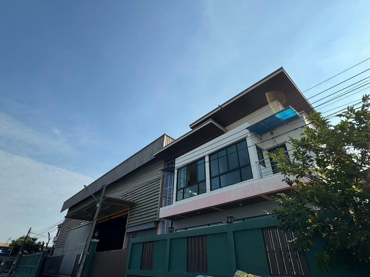 For rent, warehouse with office, 2 floors, land 286.4 sq m, usable area 1,000 sq m, location Rama 2, Soi along Khlong Bang Chuet, pink layout. For rent, warehouse with office, 2 floors, land 286.4 sq m, usable area 1,000 sq m, location Rama 2, Soi along Khlong Bang Chuet, pink layout.