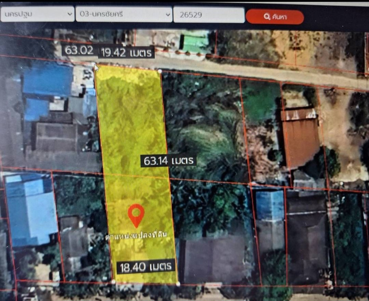 🏡 Land, 2-sided road, Nakhon Pathom, Nakhon Chai Si, Soi Suwan, good location, convenient travel. – รูปที่ 4