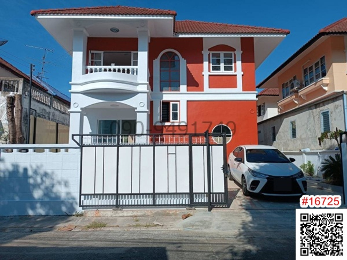For rent, 2-story detached house, Suphawan Village. Namdaeng-Theparak 66 ready to move in