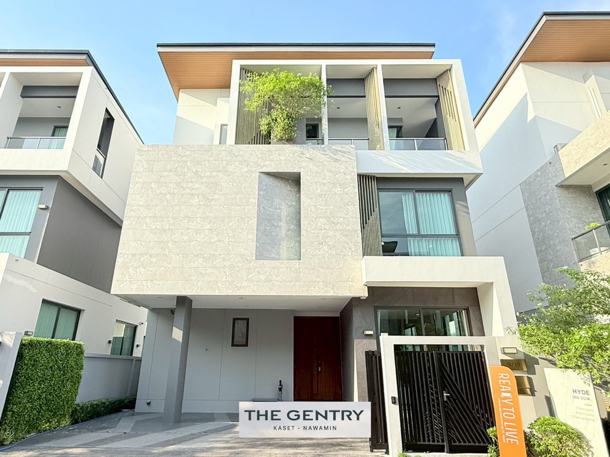 The Gentry Kaset - Nawamin | บ้านพร้อมอยู่ (Fully furnished)📌