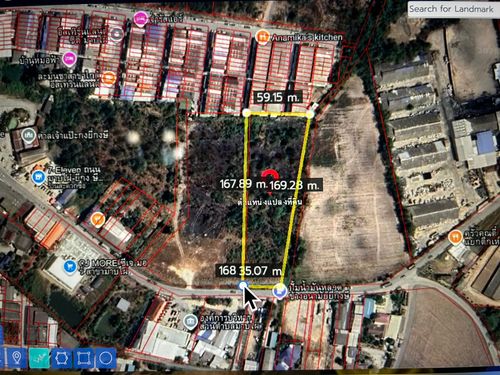 ทำเลทองของนักลงทุน ใจกลางธุระกิจราคาโคตรดี!!!ขายที่ดินเปล่าติดถนน ใจกลางชุมชน อบต มาบไผ่ บ้านบึงชลบุรี 