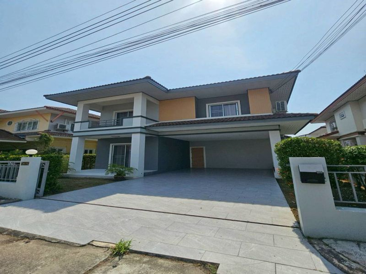 ขาย/ให้เช่า บ้านเดี่ยว ติดถนนไร่กล้วย หมู่บ้านศรีนครินทร์ ศรีราชา ใกล้ J-Park