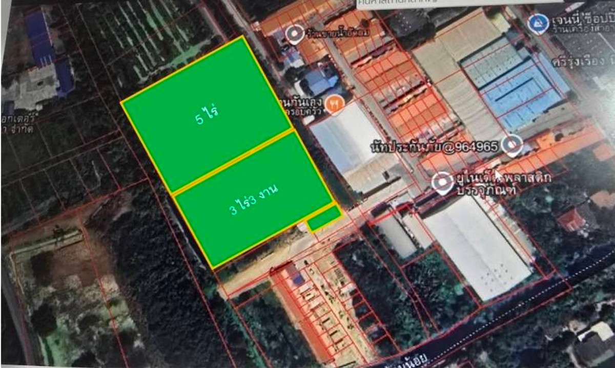 ขายที่ดินสร้างโรงงาน ผังสีม่วง อ้อมใหญ่ อ้อมน้อย ใกล้บิ๊กซี เพลส อ้อมใหญ่