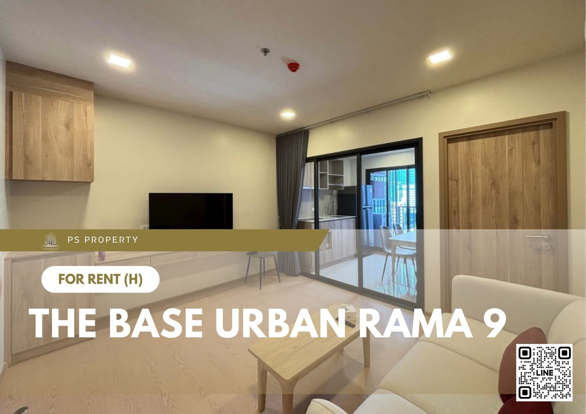 For rent 📍 The Base Urban Rama 9 📍 Fully furnished with appliances. Near MRT Rama 9.