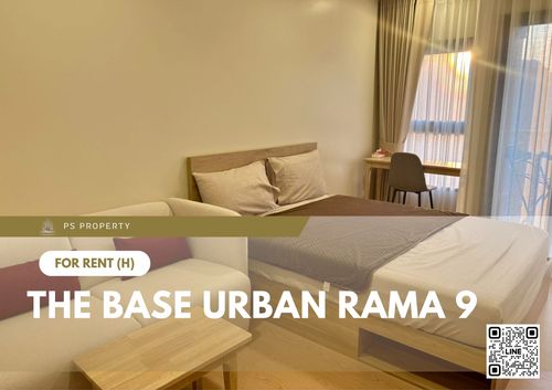ให้เช่า ✨ The Base Urban Rama 9 ✨ เฟอร์นิเจอร์ และ เครื่องใช้ไฟฟ้าครบ ใกล้ MRT พระราม 9
