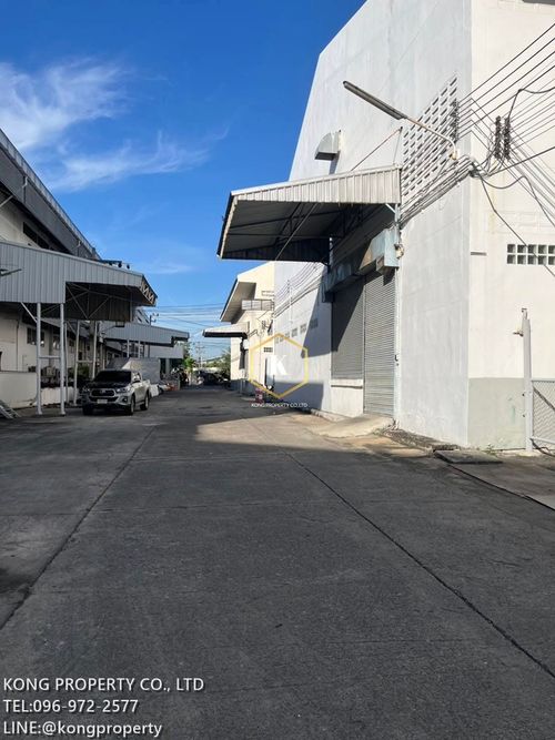 Warehouse for rent, Pracha Uthit, Thung Khru, Bangkok, next to the main road, area 800-1800 sq m.
