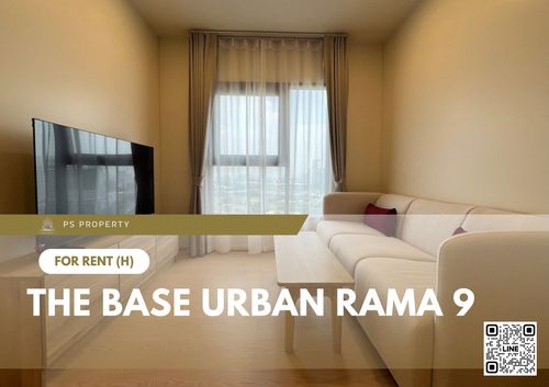 ให้เช่า 🔥 The Base Urban Rama 9 🔥 เฟอร์นิเจอร์ และ เครื่องใช้ไฟฟ้าครบ ใกล้ MRT 