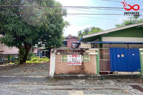 2-story detached house for sale, 100 sq m., Hathairat 7, Suwinthawong, Minburi, near the Pink Line BTS.
