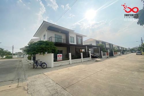 ขายและให้เช่าบ้านเดี่ยว แลนซีโอ คริป ปิ่นเกล้า-วงแหวนฯ ส้มเกลี้ยง บางกรวย นนทบุรี  2ชั้น 53 ตร.ว. หลังมุม 