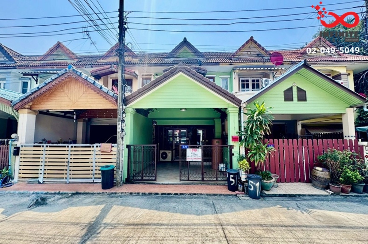 ขายทาวน์เฮ้าส์ หมู่บ้านเมืองประชา ต่อเติมแล้ว 2ชั้น 20ตรว. หทัยราษฎร์ 37 คลองสามวา – รูปที่ 3
