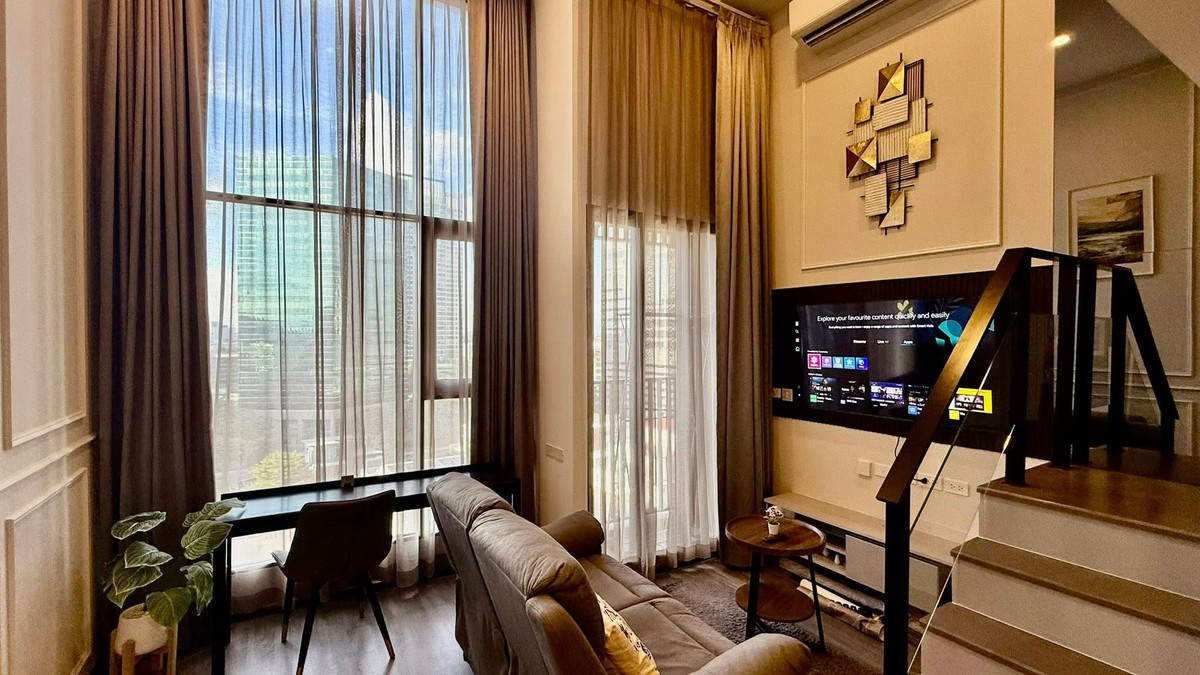 +++เช่าด่วน+++ Knightsbridge Space Ratchayothin** Duplex 1 ห้องนอน 38 ตร.ม. แต่งครบพร้อมเข้าอยู่!!! – รูปที่ 2