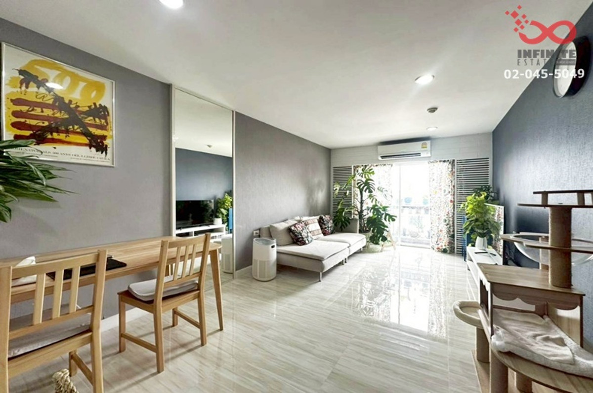 For sale: The Peak Condominium, Ratchada-Huai Khwang, 49 sq m., 5th floor, near MRT Huai Khwang.