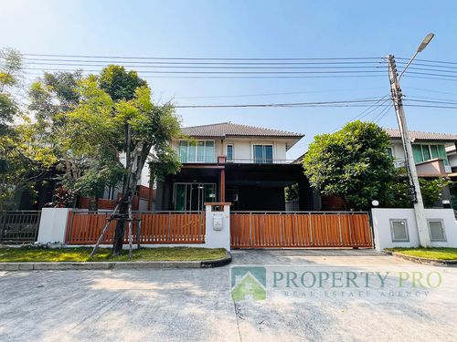 House for Sale Baranee Residence Rangsit Klong 3, 4 bedroom 57 sq wah 185 sqm Good Condition Near Thammasart University, Bangkok University, Future Park Rangsit : EL26S-001