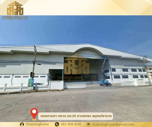 Warehouse for rent, Bangna-Trad KM 23, 5,508 sq.m.