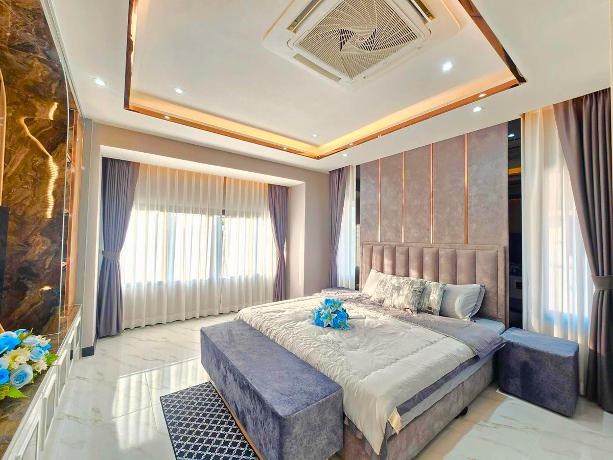 🎊Single house, Pool Villa, for sale. In the Central Park 2 project, next to McDonalds, Kasikorn Bank.
