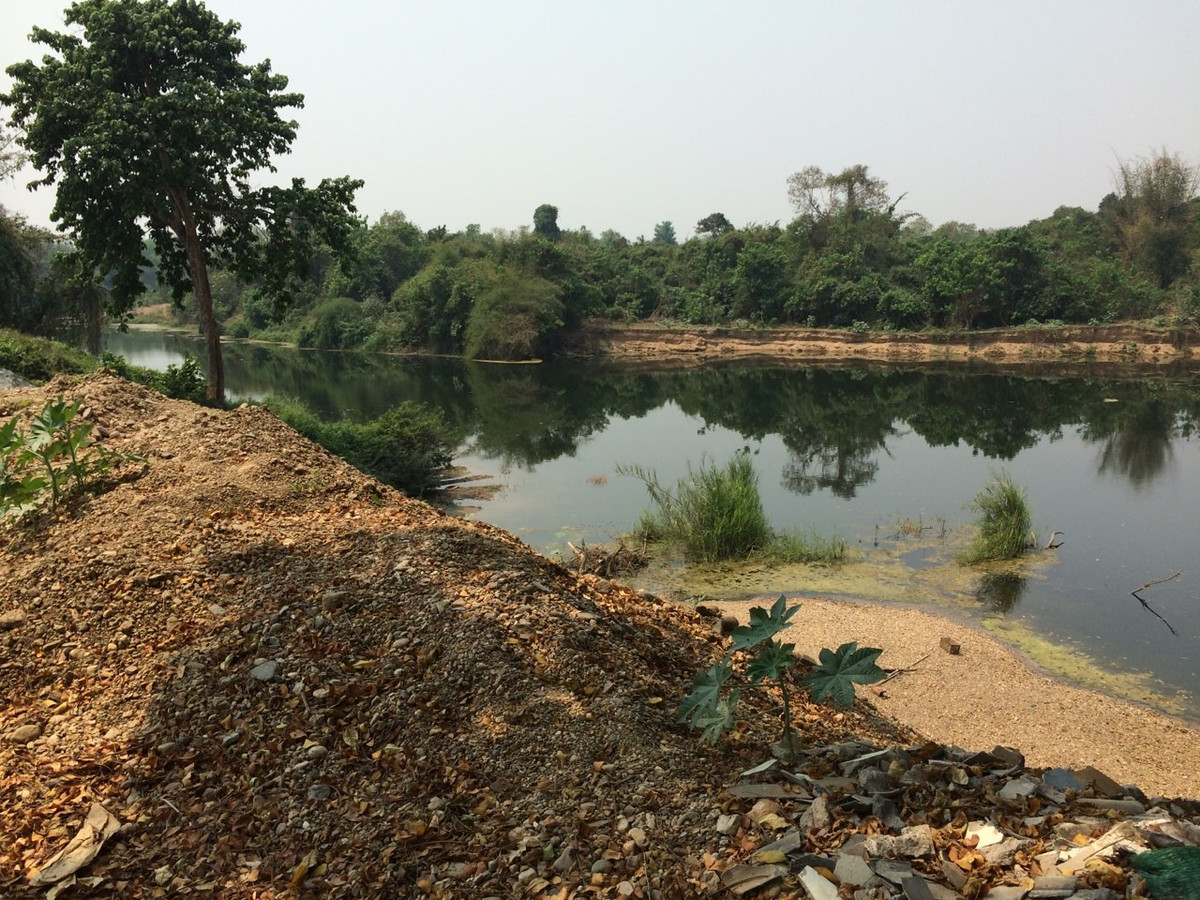 Land for sale next to Phahonyothin Road. The back is next to the Wang River, size 3.7 rai, Thoen District, Lampang Province. – รูปที่ 4
